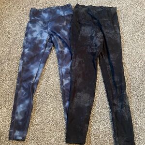 Tie-Dye and Black & Navy Leggings